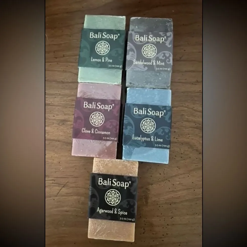 Set Of 5 Bali Soaps